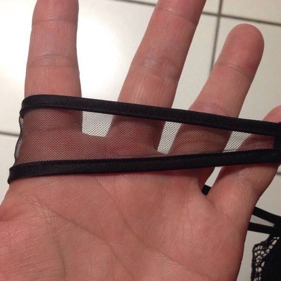 Victoria's Secret Babydoll Bridal Black Mesh Tutu - Picture 7 of 8